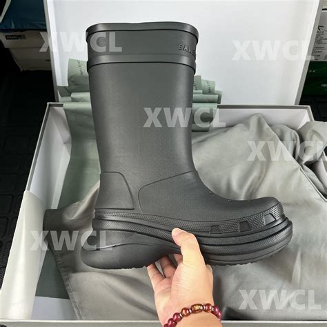 balenciaga croc boot dupe